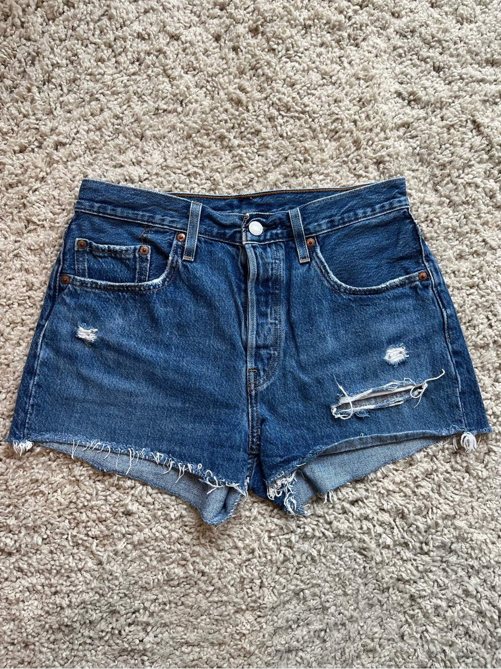 Levi's 501 Blue Jean Shorts